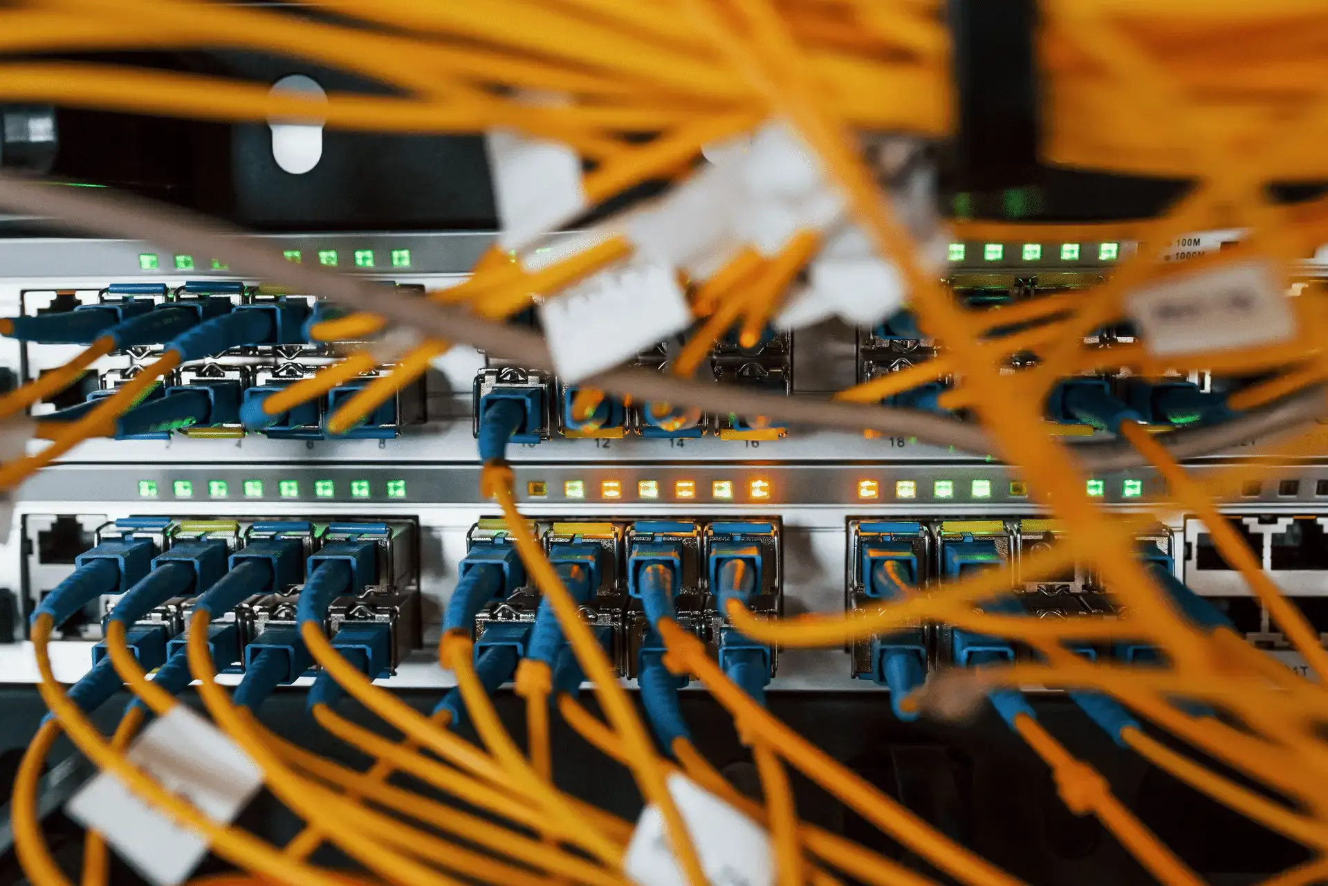 Close Up Of Just There Server Room - About Us