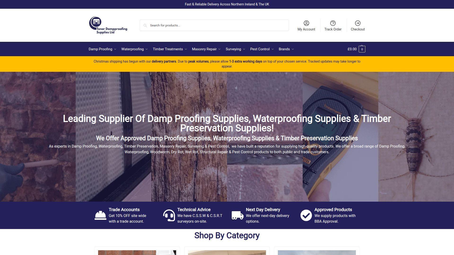 Toner Dampproofing Supplies Ltd